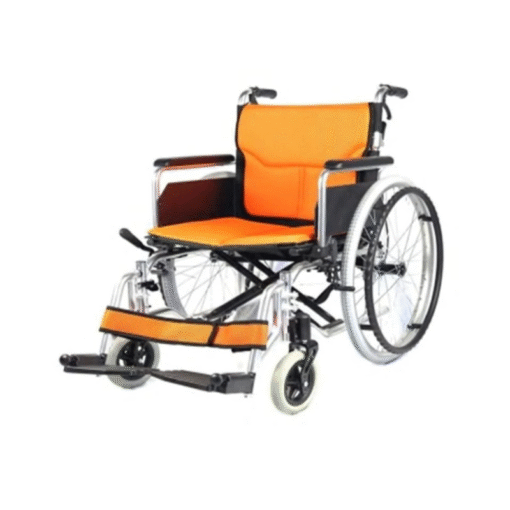 Kawaza - Aluminum Frame Wheelchair, Fabric Seat Cushion - Kwa06