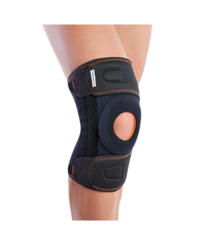 Orliman - Short Wrap Around Knee Support Brace Black - 7119