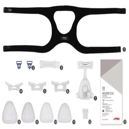 Apex - Wizard 210 CPAP Nasal Mask - Sm01009