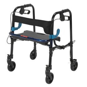 JMC - Folding Walker with Brake and Seat - 3940