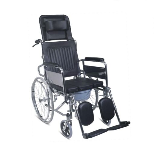 JMC - Reclining Commode Wheelchair