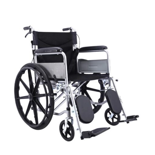 Lightweight Foldable Wheelchair with Armrests Adjustable Legs - SSZ-LY03