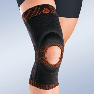 Orliman - Opened Patella Knee Brace with Silicone Pad and Lateral Flexible Reinforcements, Size-3 - 9105