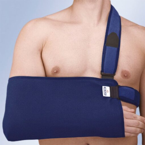 Orliman - Shoulder and Arm Immobilizer Sling with Stap, Blue - C-43A