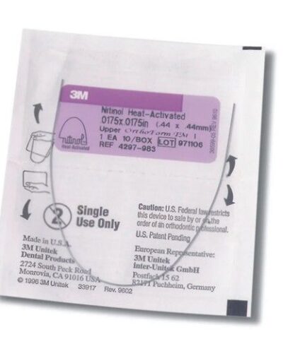 Lower Heat Activated Nitinol Rectangular Right Form