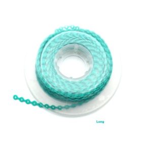 Metallic Green Continuous Glide-Ties Chain