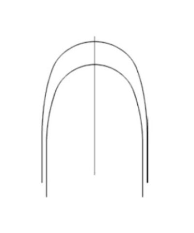 Upper Heat Activated Nitinol Rectangular Right Form