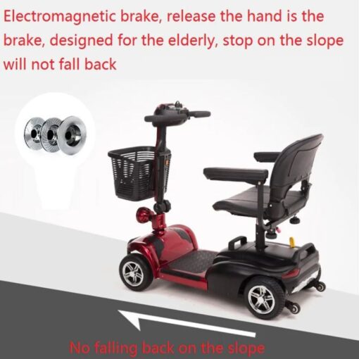 Portable Electric Folding Mobility Scooter Wheelchair Scooter for Adult and Elderly - X-01-AC