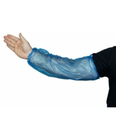 Blue Disposable PE Sleeves Cover