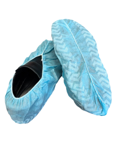 Disposable Non-Woven Shoe Cover 40gsm, Non-Skid - Blue