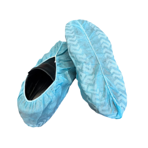 Disposable Non-Woven Shoe Cover 40gsm, Non-Skid - Blue