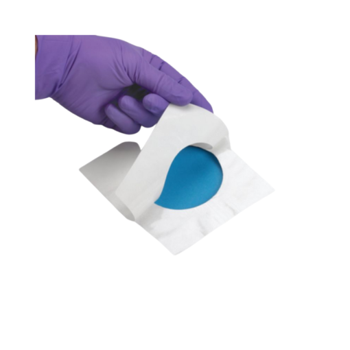 Sterile Drapes Adhesive Patch with 3" Round Fenestration, 18x26inch