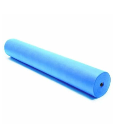 Laminated Couch Paper Roll 2ply, Light Blue
