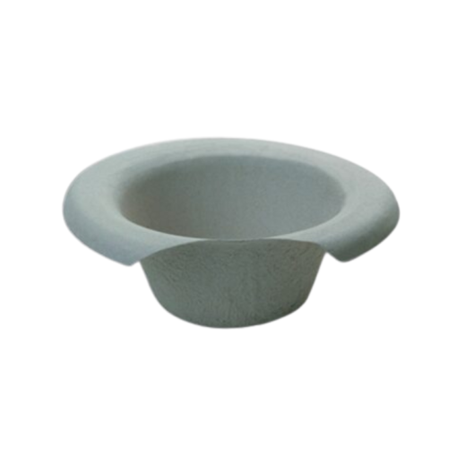 Pulp Disposable Commode Bowl, 1.7Ltr