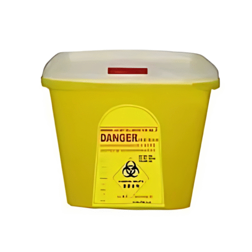 Kentex - Sharp Disposal Plastic Container, 32Ltr