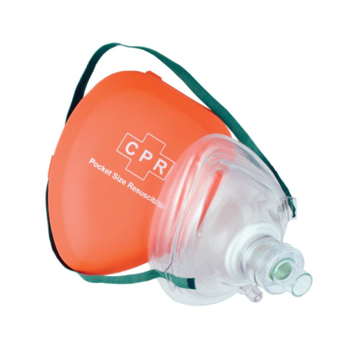 CPR Pocket Mask in Hard Case with Gloves