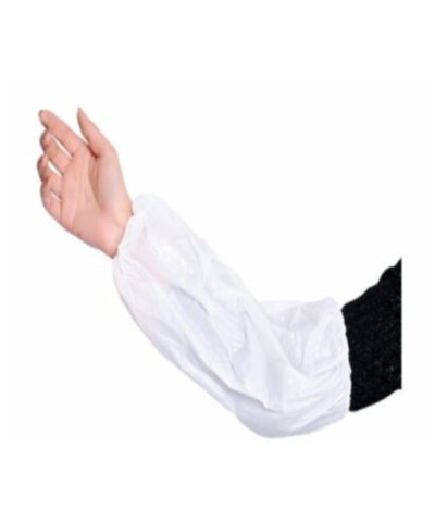 White Disposable PE Sleeves Cover