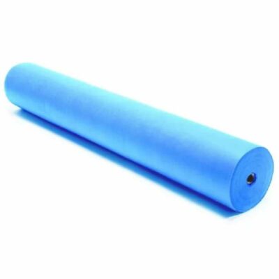 Laminated Couch Paper Roll 2ply, Light Blue