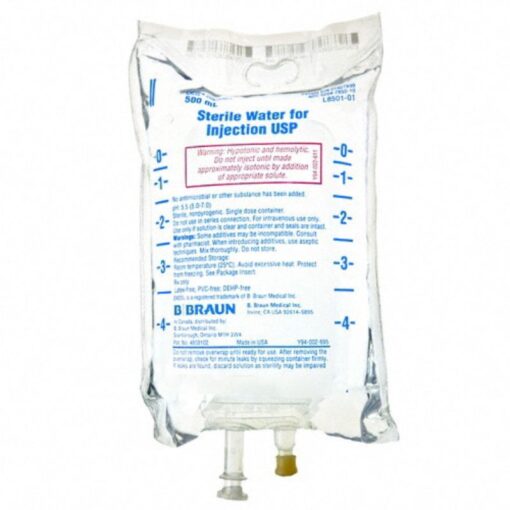 Sterile Water for Injection, 500ml