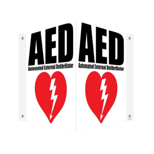 AED Sign Board For Workplace