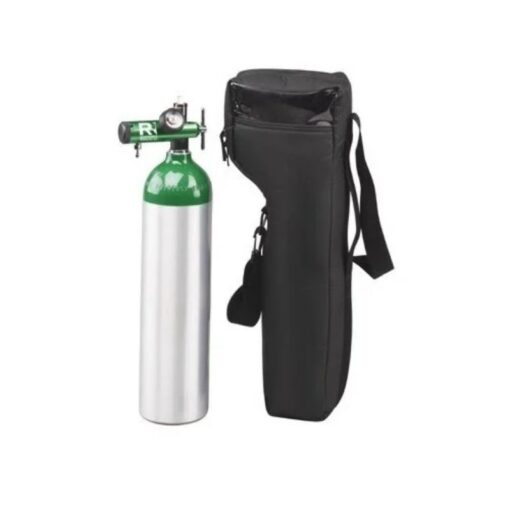 Portable Aluminum Oxygen Cylinder with Carry Bag, 2L