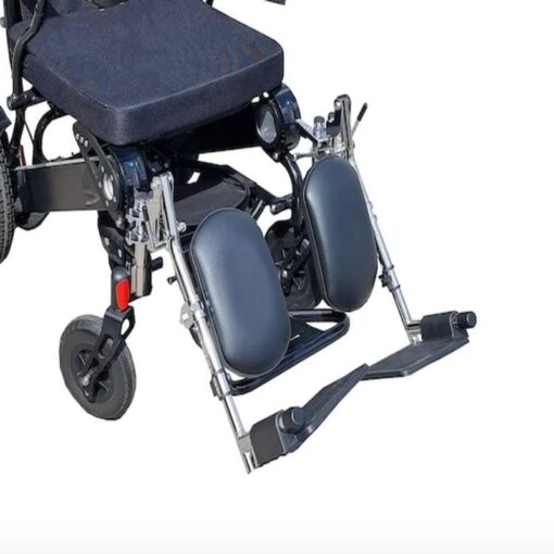 Adjustable and Removable Leg Rest Support for Foldable Electric Wheelchair - GM-D09FR