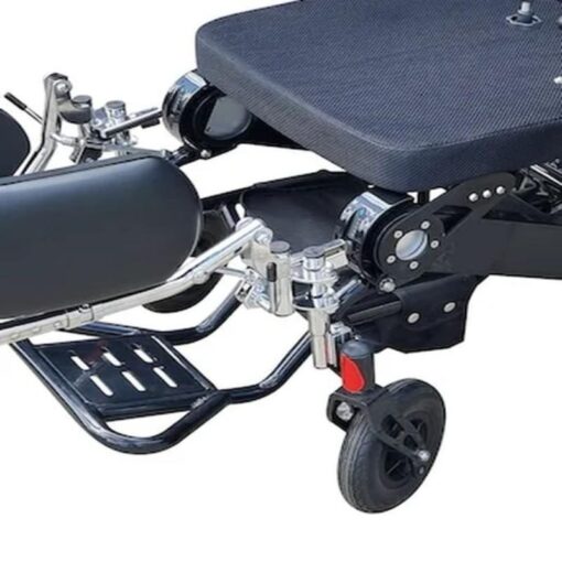Adjustable and Removable Leg Rest Support for Foldable Electric Wheelchair - GM-D09FR