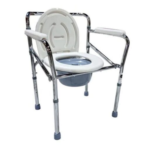Foldable Over Toilet Aid Commode Chair with Toilet Seat - GM-CA616