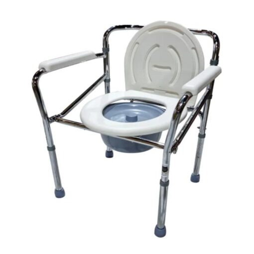 Foldable Over Toilet Aid Commode Chair with Toilet Seat - GM-CA616