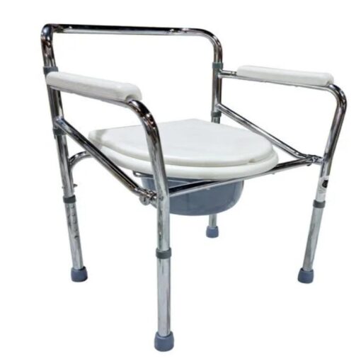Foldable Over Toilet Aid Commode Chair with Toilet Seat - GM-CA616