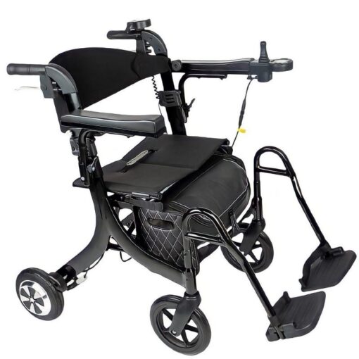 Stellar Power Rollator Aluminium Walking Frame with Corded Remote Control - GM-AR23
