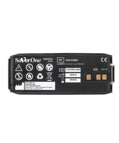 Saver One - Non-Rechargeable AED Disposable Defibrillator Battery - SAV-C0903