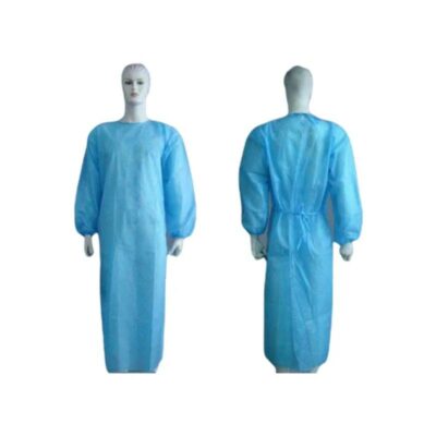 MMC - Disposable Isolation Gown with Knitted White Cuff - GENC-1203