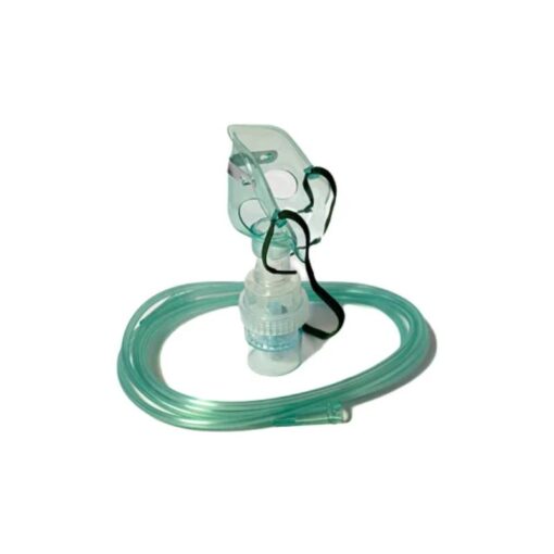 MMC - Nebulizer Mask Pediatric Standard with 2m Tubing, Green - RESC-5040