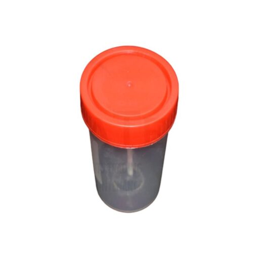 MMC - Sterile Sample Cup with Screw Cap Specimen Container without label, 100ml - GENC-1088