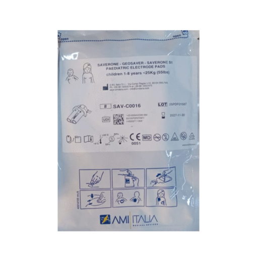 Saver One – AED Defibrillation Pediatric Pads – SAV-C0016