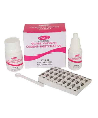 Denta Kris – Pyrax Glass Ionomer Cement-LC, Syringe 1 x 2gm – EM-4688