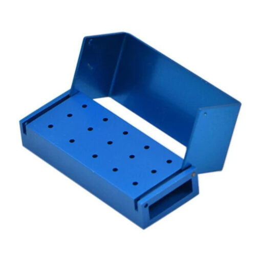 Aluminium Bur Block Holder 12 Holes - EM-10864