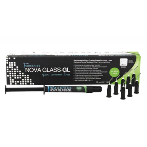 Imicryl - Nova Glass GL - Glass Ionomer Liner Light Cure, 2g Syringe - TP-2017