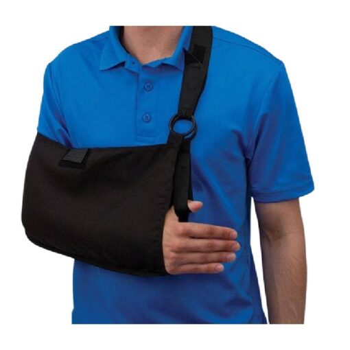 Vegamed - Deluxe Arm Sling Pouch for Shoulder Support, Black