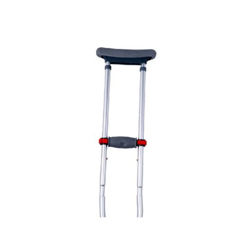 3W Healthcare - Foldable Underarm Crutches, Silver - 3WG-925-LA
