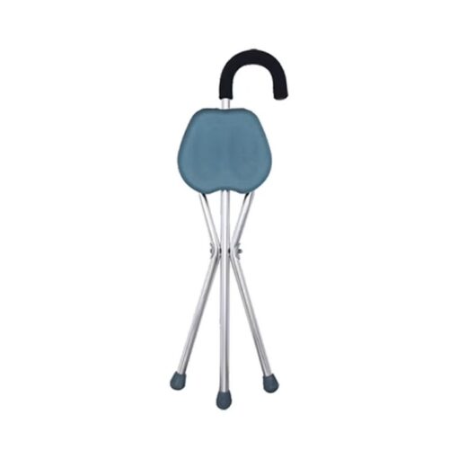 3W Healthcare - Folding Cane Walking Stick with Seat, 86cm - 3WG-911L-A