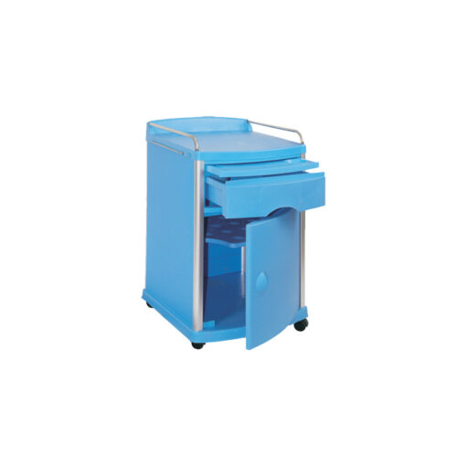 3W Healthcare - Hospital Bedside Cabinet, 535 x 530 x 775mm - 3WG-B5