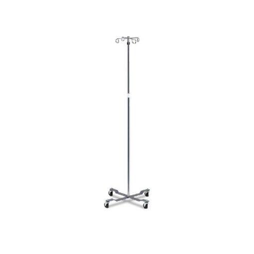 3W Healthcare - I.V Stand with Steak Base, 1230 x 2080mm - 3WG-G3