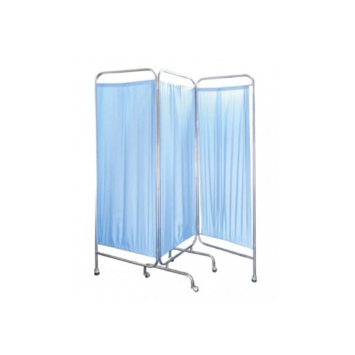 3W Healthcare - Stainless Steel 3 Fold Ward Screen, 600 x 1800mm - 3WG-P2