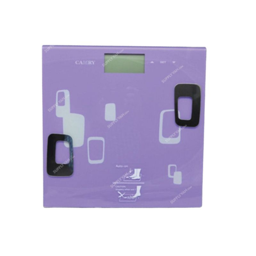 3W Healthcare - Camry Square Weighing Scale Purple, 32 x 4 x 30cm - 3WC-984