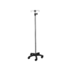 IV Stand Stainless Steel with Plastic Base - Medical Trade Hub UAE