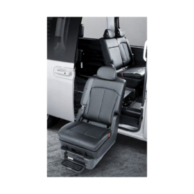 Powered Swivel Seat Wheelchair in Van - Mobility Solution