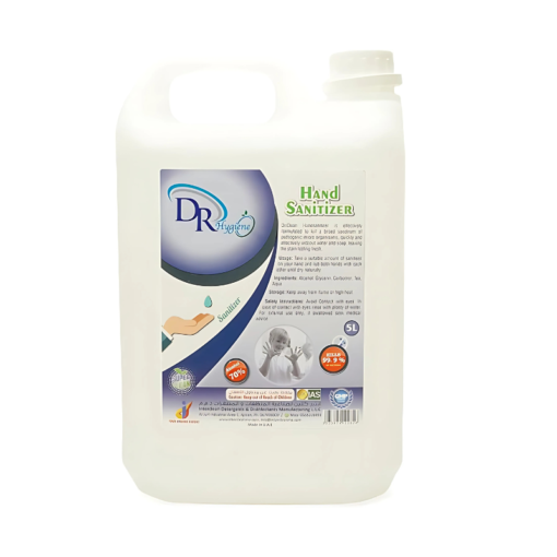 Dr. Hygiene Hand Sanitizer Gel 70% Alcohol, 5L - Moisturizing & Hygienic