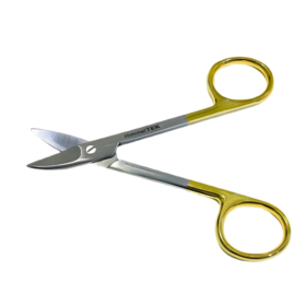Himmel Tek TC Gold Dental Crown Scissors 4.3/4inch